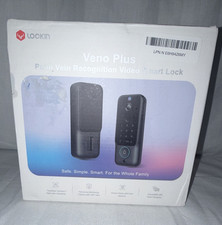 Lockin Veno Plus Palm Vein Recognition Video Keypad Smart Door Lock Black