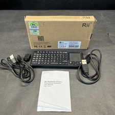 Genuine Rii X1 Wireless Mini Keyboard + Touch...