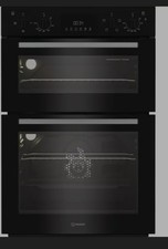 Indesit DII 10D B Built In 59cm Electric Double Oven Black A/A