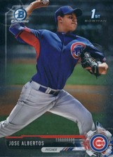 2017 Bowman Chrome Prospects Baseball Card #BCP216 Jose Albertos 