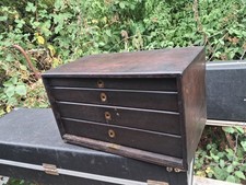 vintage wooden toolbox 27 cm tall 46 long 26 d 7.5 kg