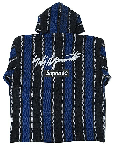 Supreme Yohji Yamamoto 22AW Baja Veste Zip Sweat à Capuche Bleu Taille M