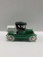1918 Ford Model "T" Runabout Mickeys Die Cast Bank 1:25 Scale 1995 ERTL Green