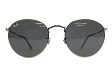 Ray-Ban Sunglasses RB3447 ROUND METAL 9229/B1 Antique Gunmetal w Dark Gray 53 mm