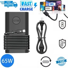 For Dell 65W USB-C LA65NM170 XPS 13 Type C Adapter Power Supply Laptop Charger