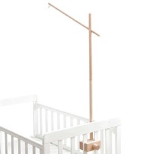Baby Crib Mobile Arm - 33.5 in Wooden Hanger for Nursery Decor Baby Girls Girl