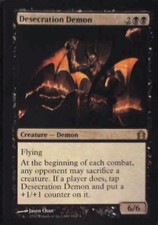 Desecration Demon - Return to Ravnica: #63, Magic: The Gathering Lp C283