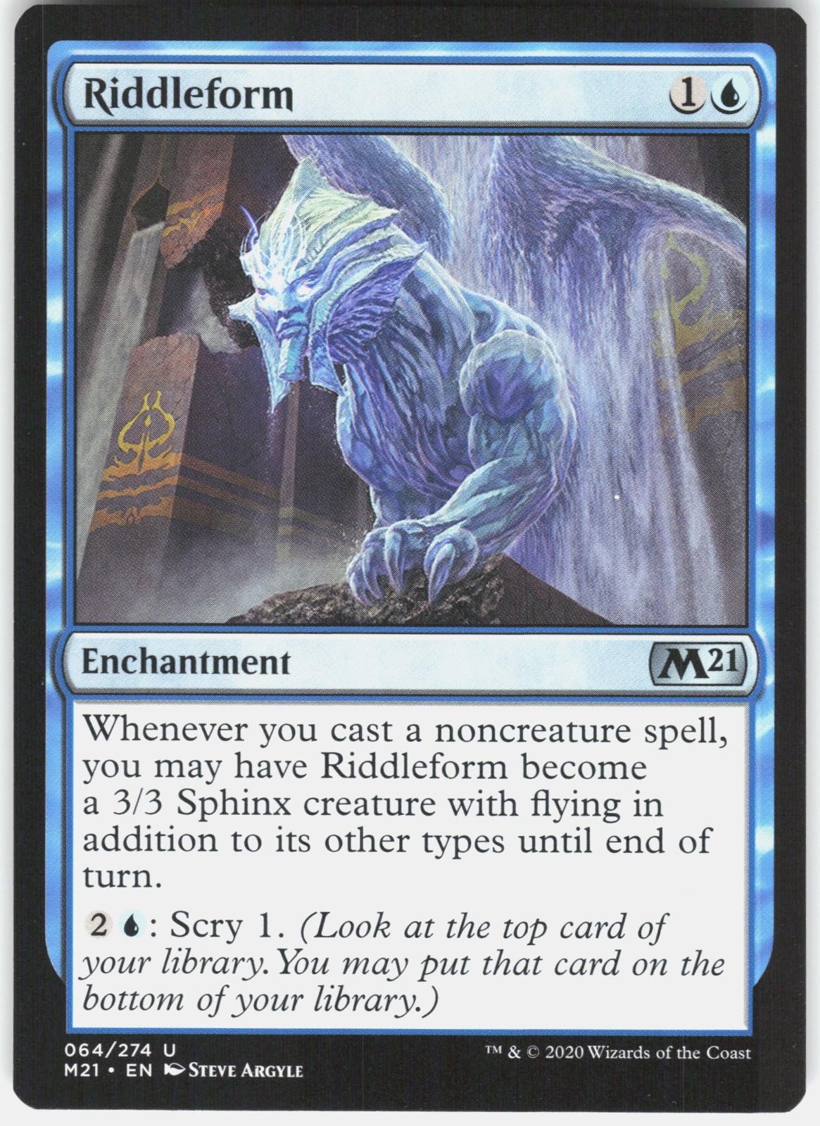 Riddleform 64 Uncommon Core Set 2021 Magic: The Gathering Lightly Played