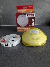 HISPEC Interconnectable Mains Heat Detector HSSA/HE/FF10 - White - Brand New