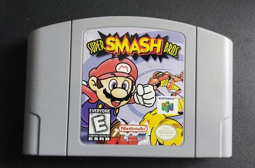 Super Smash Bros. N64 Nintendo 64 Authentic Cartridge Only - Tested