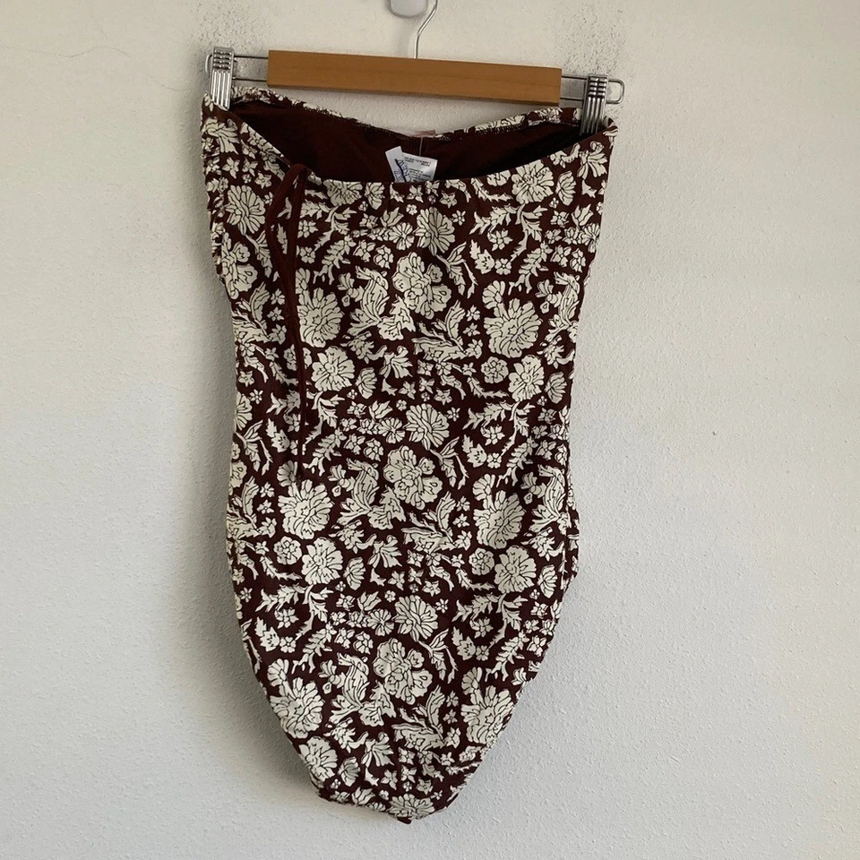 J. Bandeau acanalado Crew para mujer talla Blockprints™ X J.Crew Gemma una pieza talla 6 Foto 4 de 4