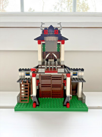 LEGO (6093): Flying Ninja Fortress - 99% Complete with Instructions & Box
