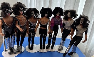 1977 KISS Mego Dolls COMPLETE SET 4 3 Extra LOT OF 7 2 Gene ACE Paul 1 Peter