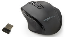 Amazon Basics 2.4 Ghz Wireless Optical Computer Mouse with USB Nano Receiver    
