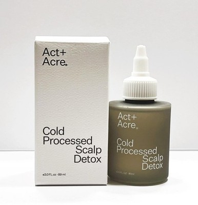 Act+Acre Cold Processed Scalp Detox Oil 3.0 fl oz / 89ml. NEW in Box