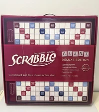 W.S. Game Company Boardgame Scrabble (Giant Deluxe Wood Edition )