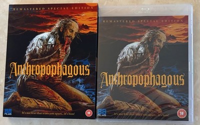 Anthropophagous The Beast Remastered Blu-Ray 88 Films W/ Slipcover Region B