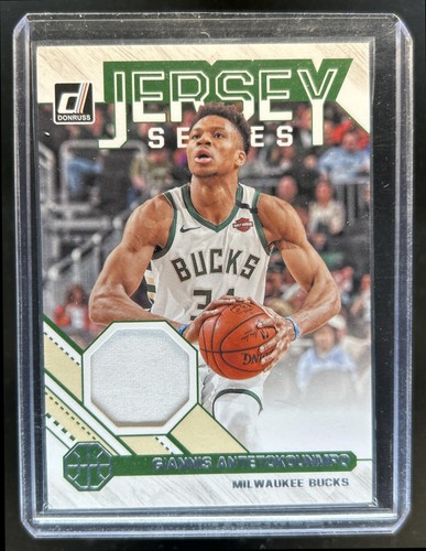 2020-21 Panini Donruss Giannis Antetokounmpo Jersey Series #JS-GAN Bucks
