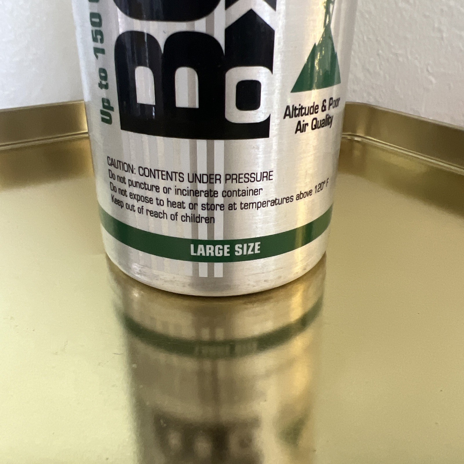 Boost Oxygen 95% Pure Oxygen Natural One Large Canister 6L  150 doses-Large Size