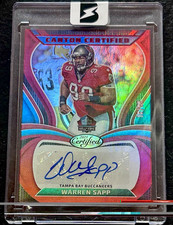 ‘25 Panini Certified Canton Certified Warren Sapp #CAN-WSA Autograph Buccaneers