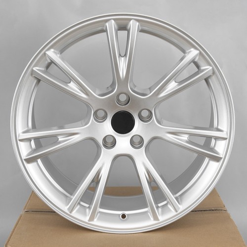 New Wheel For 2017-2024 Tesla Model 3 Model Y 19 Inch Machined Silver Alloy Rim - Picture 2 of 15