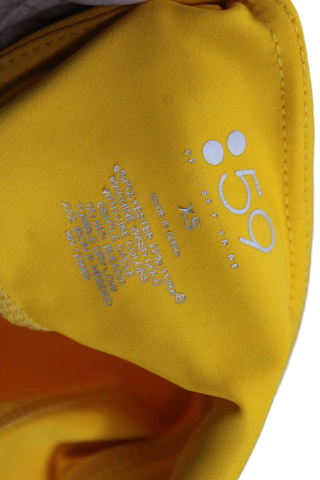 Leggings al tobillo Splits 59 amarillos para mujer talla XS Foto 4 de 4