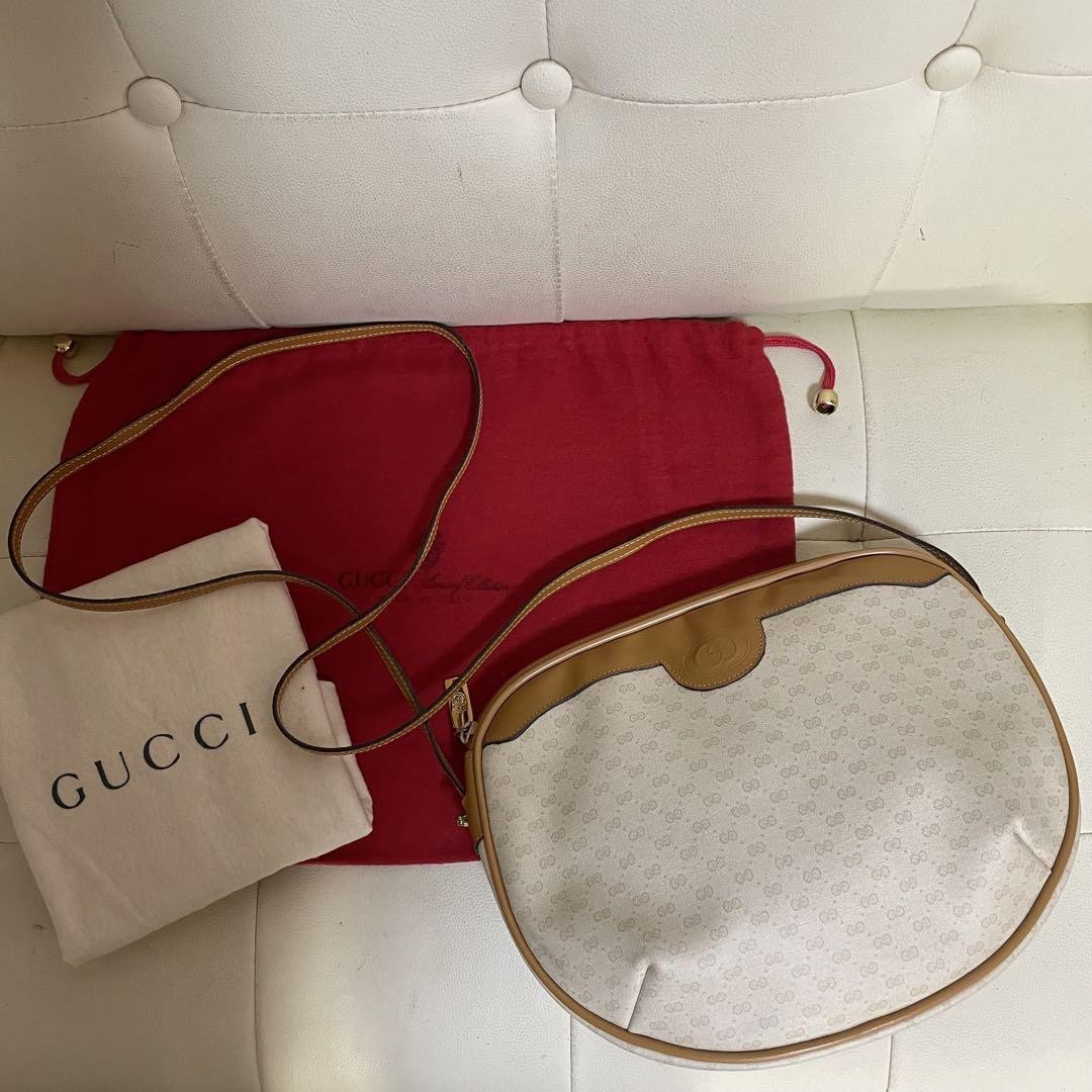 Gucci GG Mini Vintage Shoulder Bag with Accessories Designer Handbag