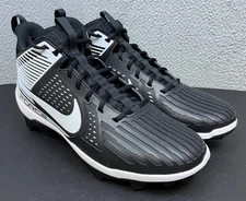 Nike Force Savage Pro 3 Football Cleats Mens 15 Black/White DA5453005