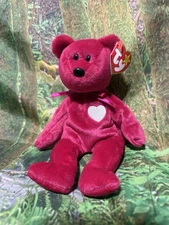 Ty Valentina the Red Bear Beanie Baby