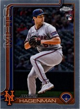 2025 Topps Chrome Update - Justin Hagenman (RC) #USC61 - Mets