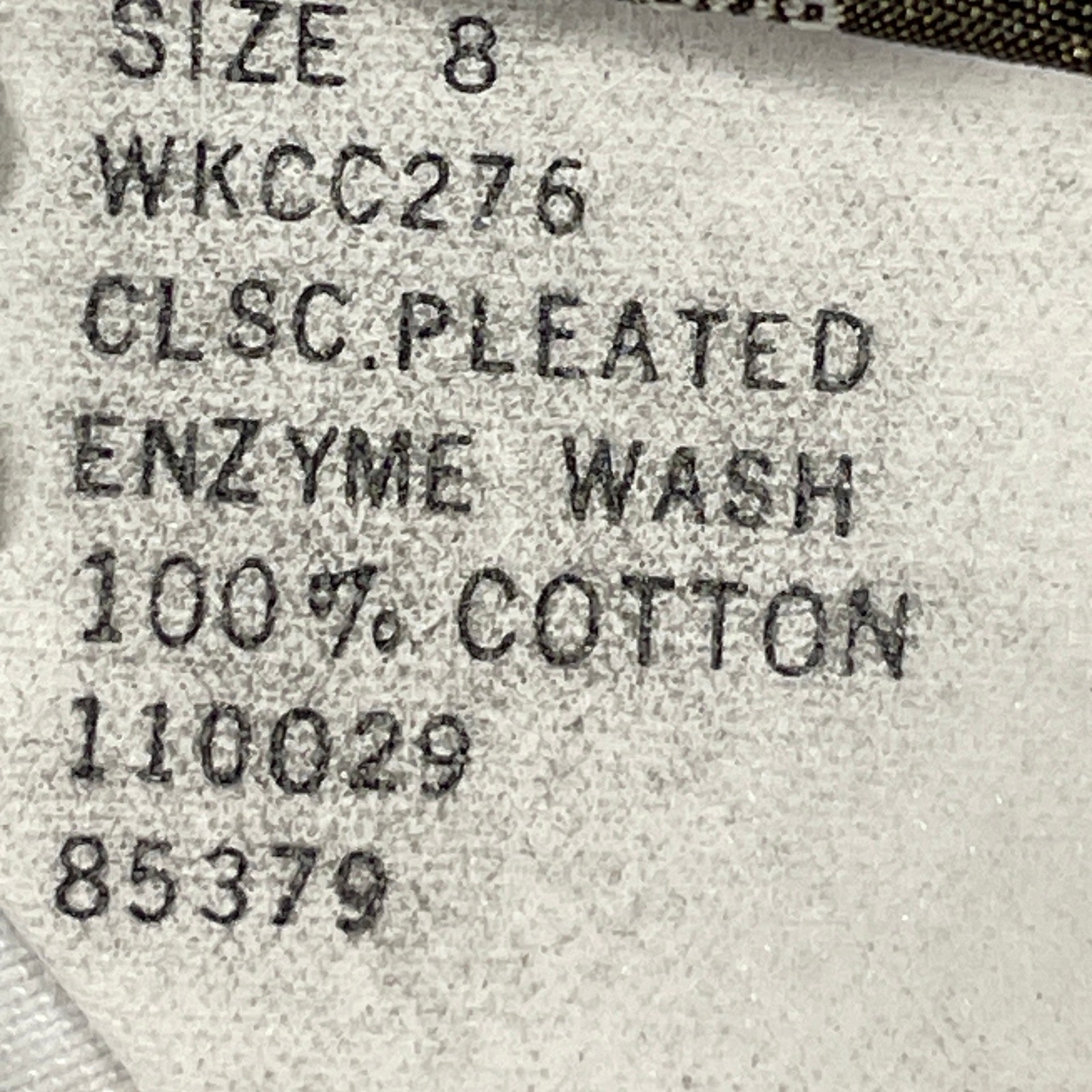 VTG Calvin Klein Jeans Khakis Womens White Pleated Chinos Relaxed Fit Pants Sz 8 thumbnail 10