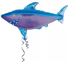 XL 41" Shark Super Shape Mylar Balloon Luau Beach Party Decoration