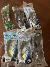 6pr 2 Amber 3 Smoked 1 Clear KLEENGUARD NEMESIS AMBER/SMOKED LENS SAFETY GLASSES