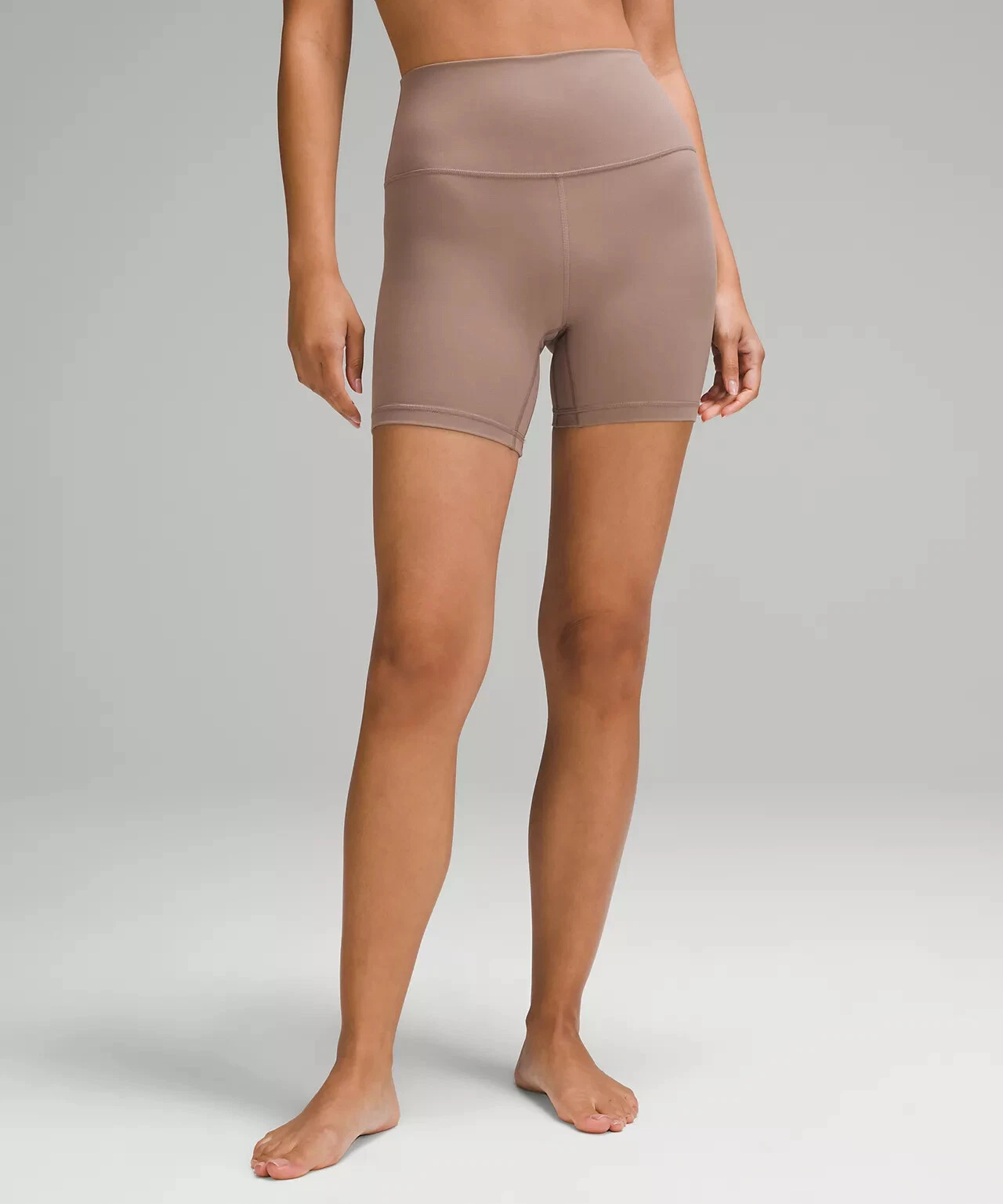 LULULEMON ALIGN HIGHRISE SHORTS 6" TAUPETASTIC MULTIPLE SIZES TPTC NEW