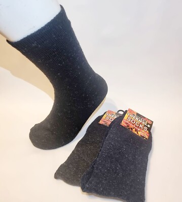 12 9 6 3 Paar dunkle Thermosocken für Herren, dicke warme Arbeitsstiefelsocken Größe 6-11