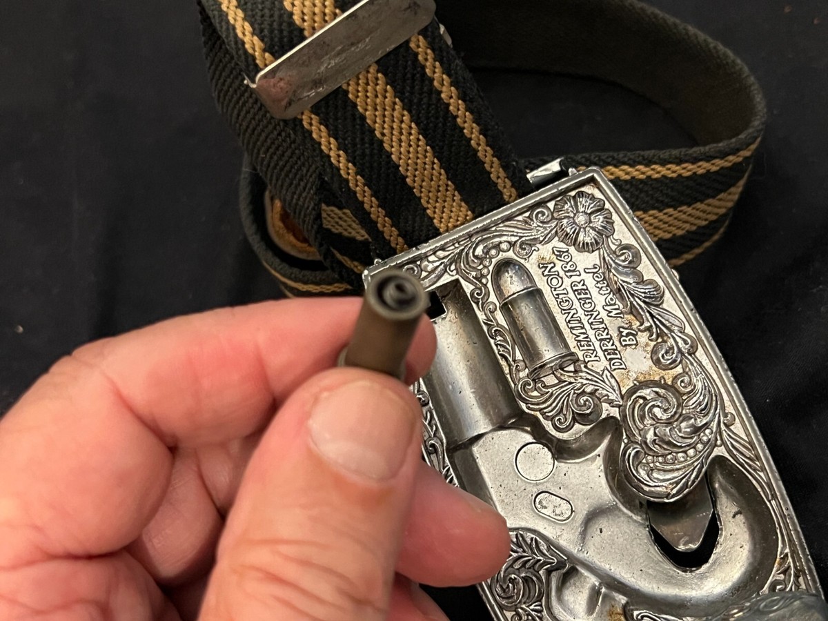 マテル社　ガンバックル　レミントン・デリンジャー　1867 1959 MATTEL TOY 1867 REMINGTON DERRINGER IN BELT BUCKLE