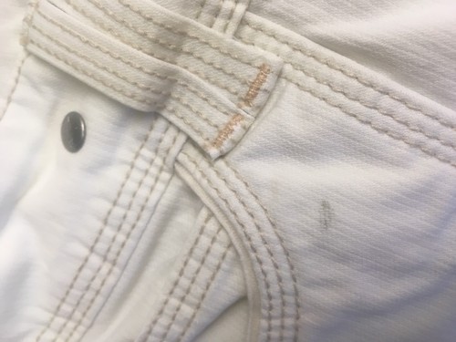 Jeanstar Damen Capri Cropped Hose Gr. 4 (29x20) hellcreme khaki  - Bild 5 von 12