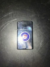 VINTAGE ZIPPO SLIM 1960 ROCKWELL NASA SPACE ENGRAVED COMPANY GIFT TOBACCIANA
