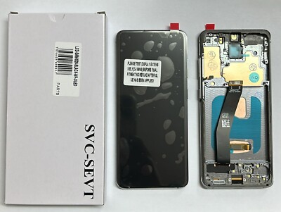 Für Samsung S20 SM-G980 ORIGINAL OLED Display Touchscreen Digitizer Schwarz