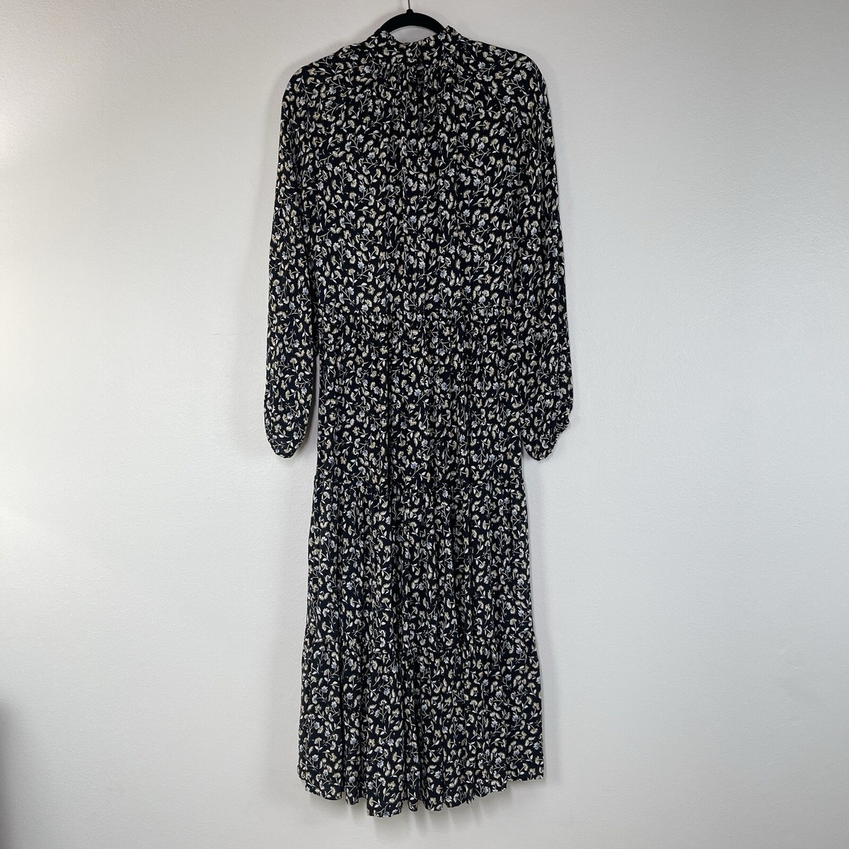 Floral Dress Boho Rokje Zara ZARA Dress Women's Medium Black Ditsy