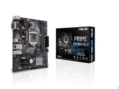ASUS Prime H310M-K R2.0 Intel Micro ATX Motherboard 10th/8th Gen CPU Support