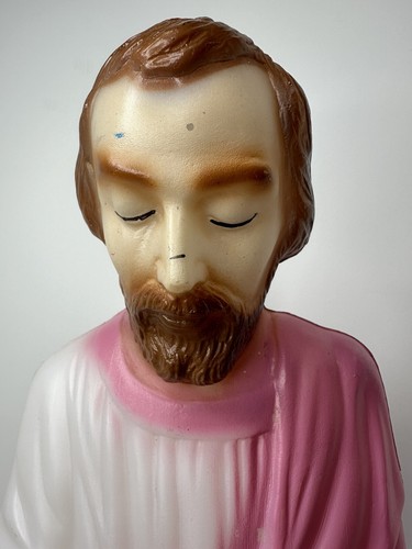 Blow Mold Plastic Nativity Joseph 18" Table Top No-Cord  078-130113 - Picture 2 of 12