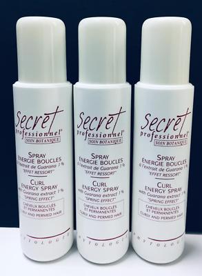 Secret Professionnel Curl Energy Spray by Phytologie - 3 Pack (8.45 fl oz each)