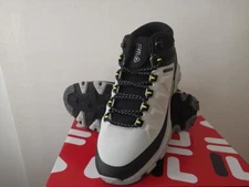 New! FILA Trailizer 3 Midtop Trail Sneakers Shoes 9 Wide Width White Black