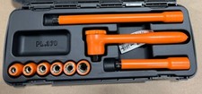 Facom Tools 9pc 1000v Insulated Metric Socket Set 38 Drive 12pt J.400a Vse New Facom Tools 9pc 1000v Insulated Metric Socket Set 38 Drive 12pt J.400a Vse New