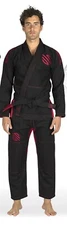 Sanabul Essential Mens Black Brazilian Jiu Jitsu BJJ Gi Uniform Suit Size A0~NEW