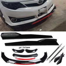 Front Rear Bumper Lip Spoiler Splitter Side Skirt Body Kits For toyota camry