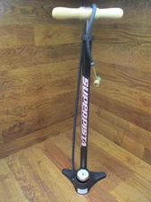 RARE NOS VINTAGE SILCA SUPER PISTA 76.0 FLOOR AIR PUMP - PINK