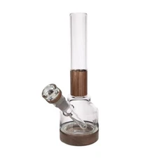 MJ Arsenal Alpine Series PALISADE Water Pipe Borosilicate Glass w Walnut Wood