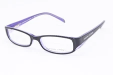 NEW ADRIENNE VITTADINI AV 7024 639 BLK PURP AUTHENTIC DESIGNER EYEGLASSES 49-15